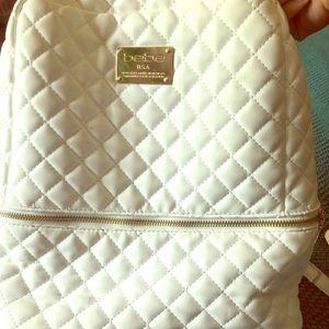 Bebe backpack in white